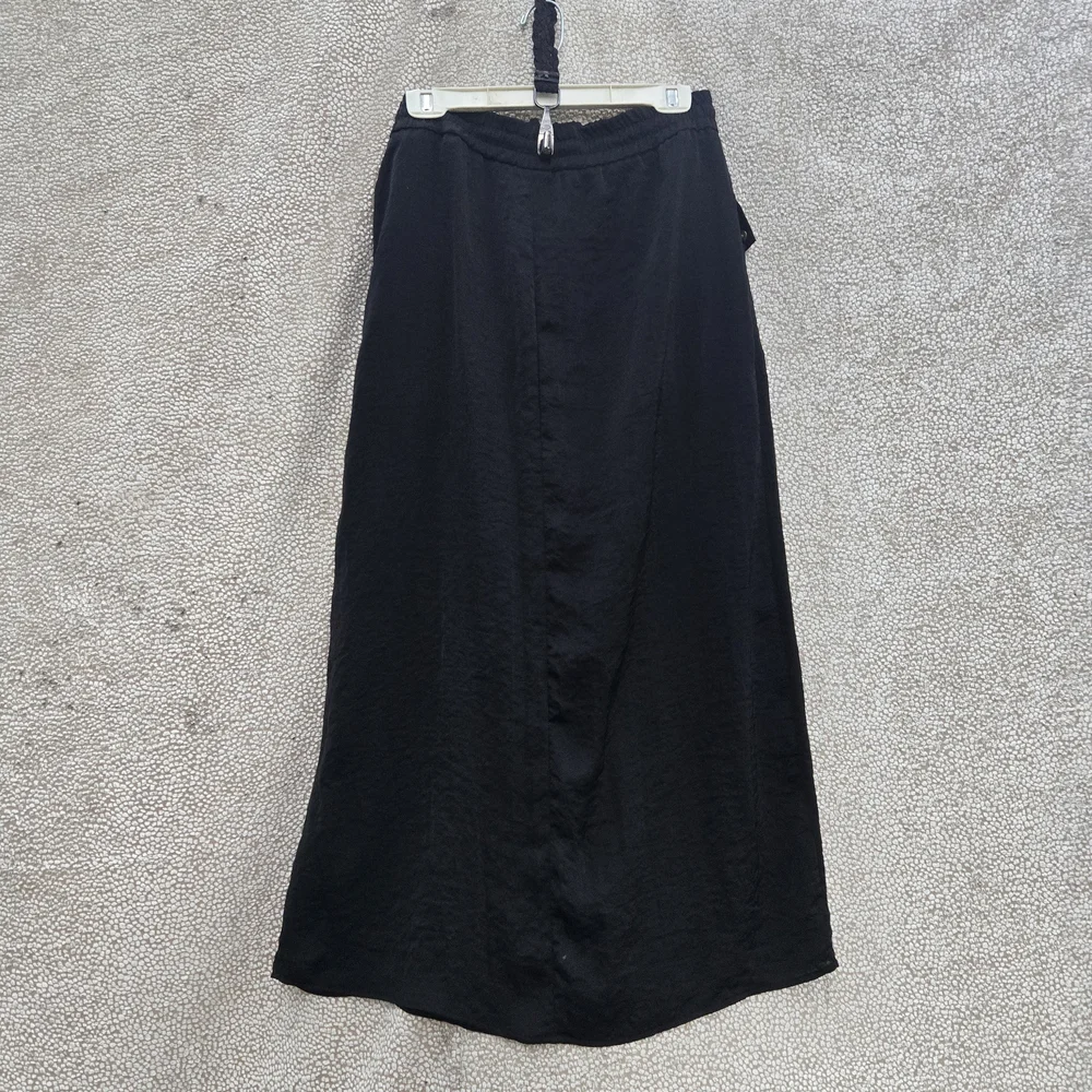 Michael Kors Black Drawstring‎ Maxi Skirt